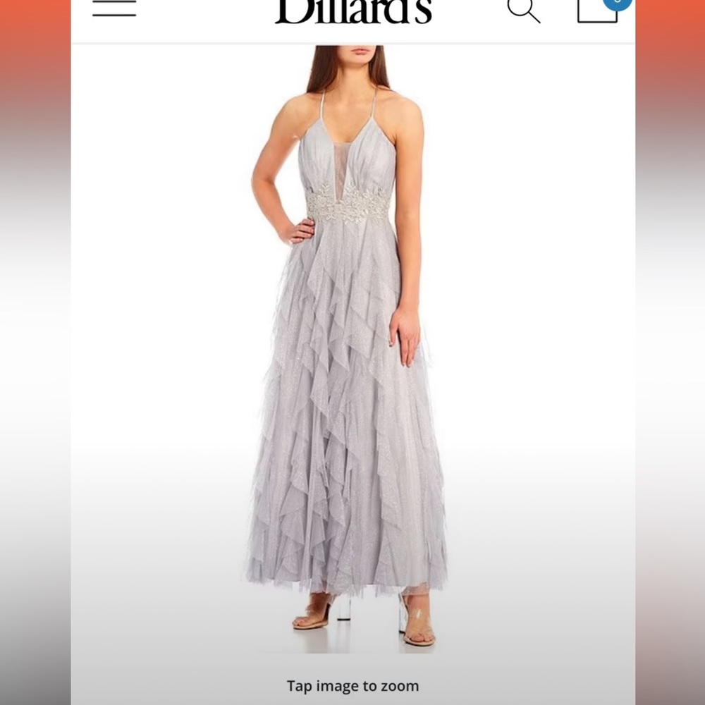 Pear Culture Ruffle layered prom dress